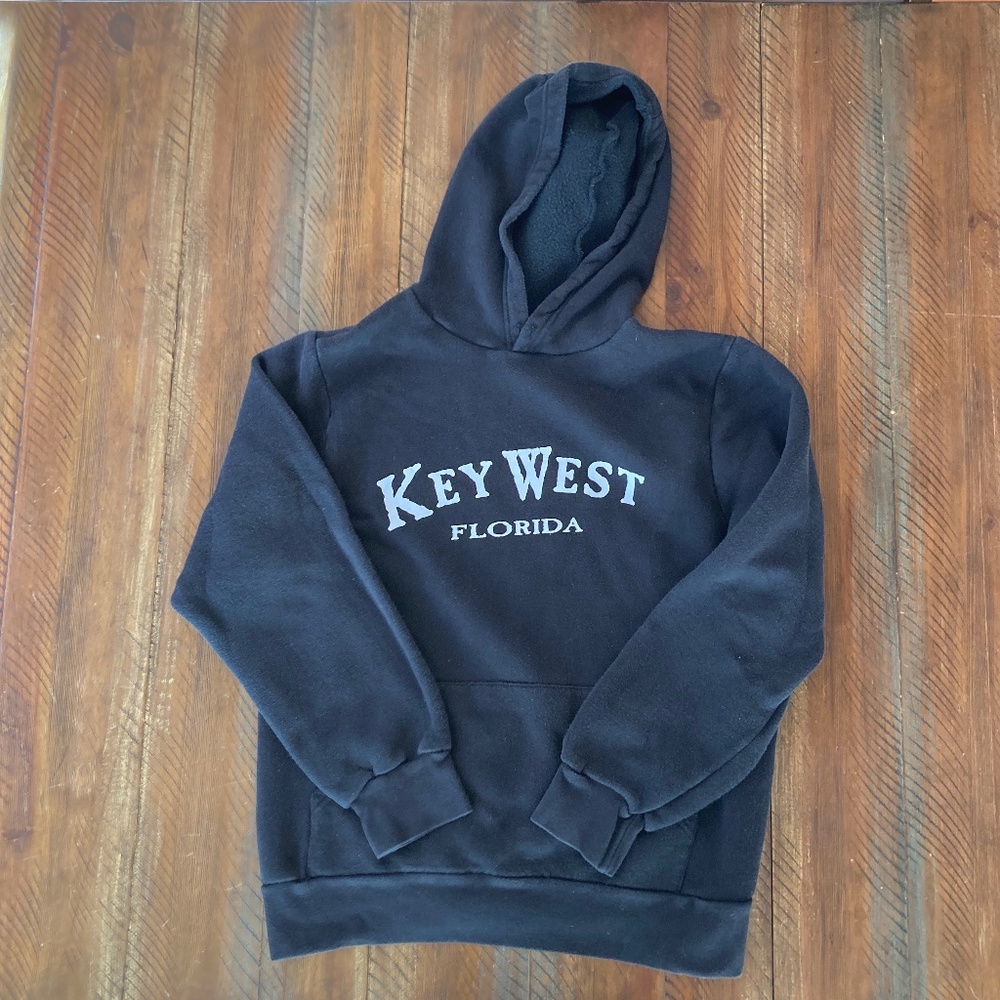 Women’s Graphic Key Wedt Sweatshirt Hoodie Medium Black